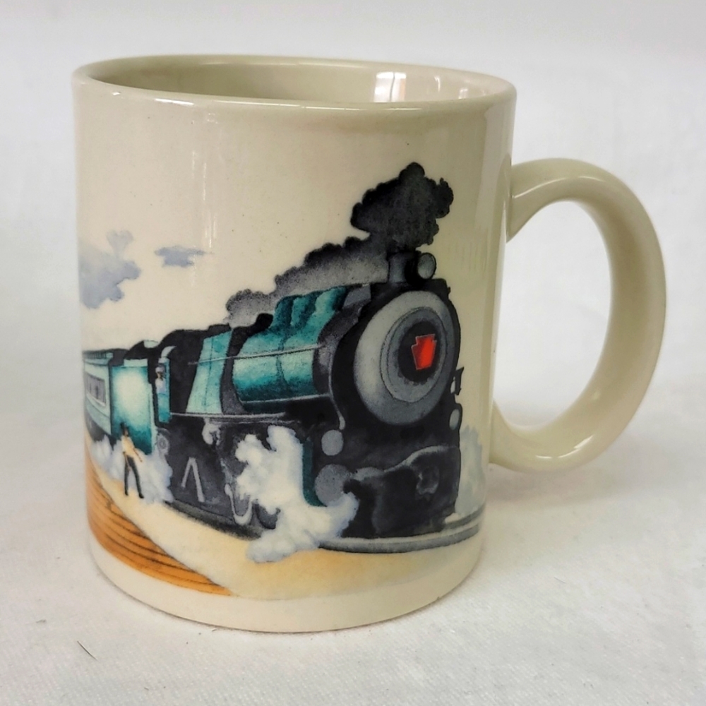 - - Vintage Otagiri Pennsylvania Rail Road  ceramic mug